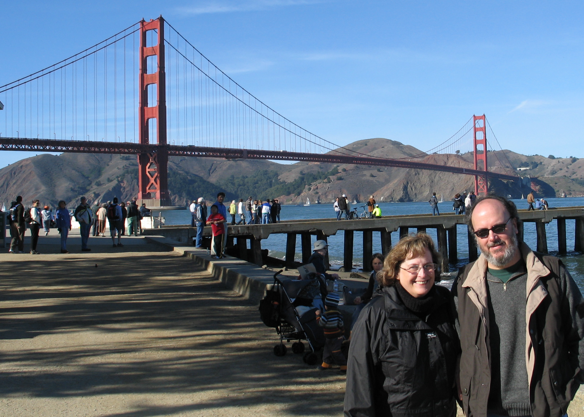 Peter and Billie Jo at Crissy Field 